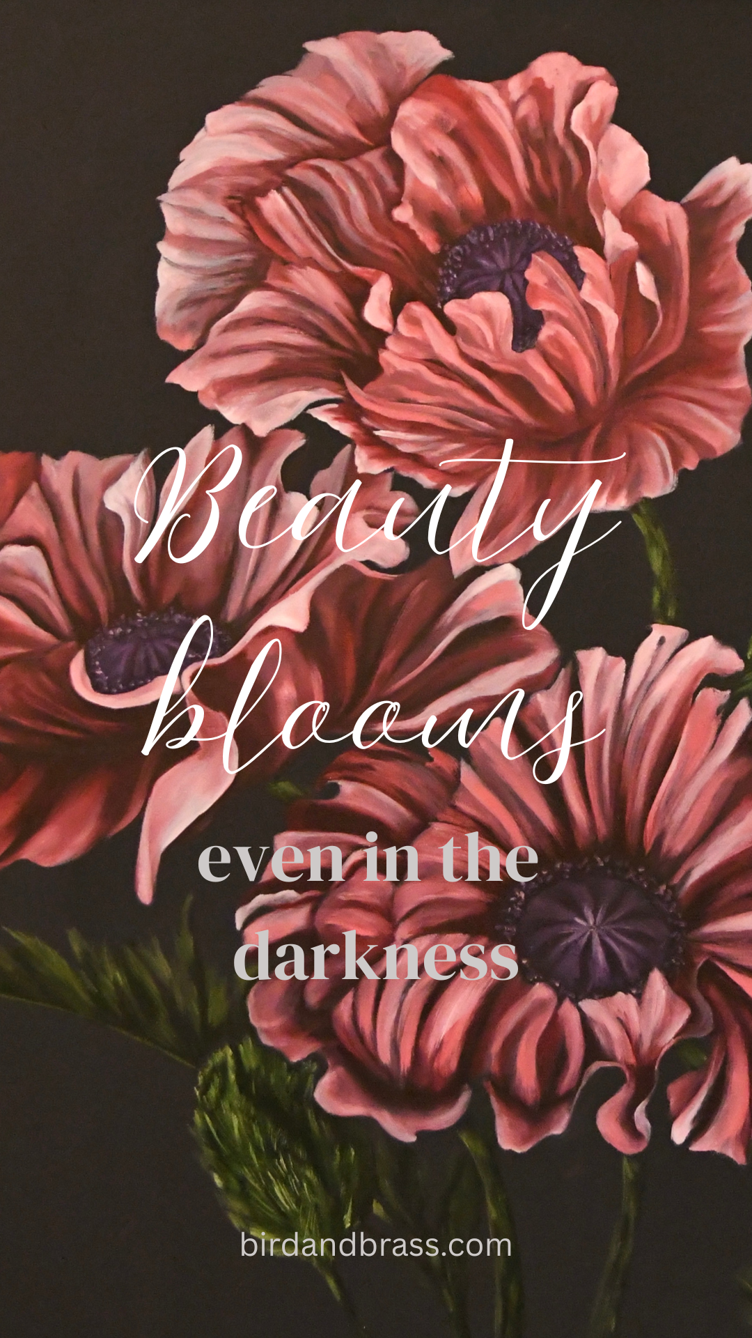 Beauty in Darkness Lock Screen Digital Download