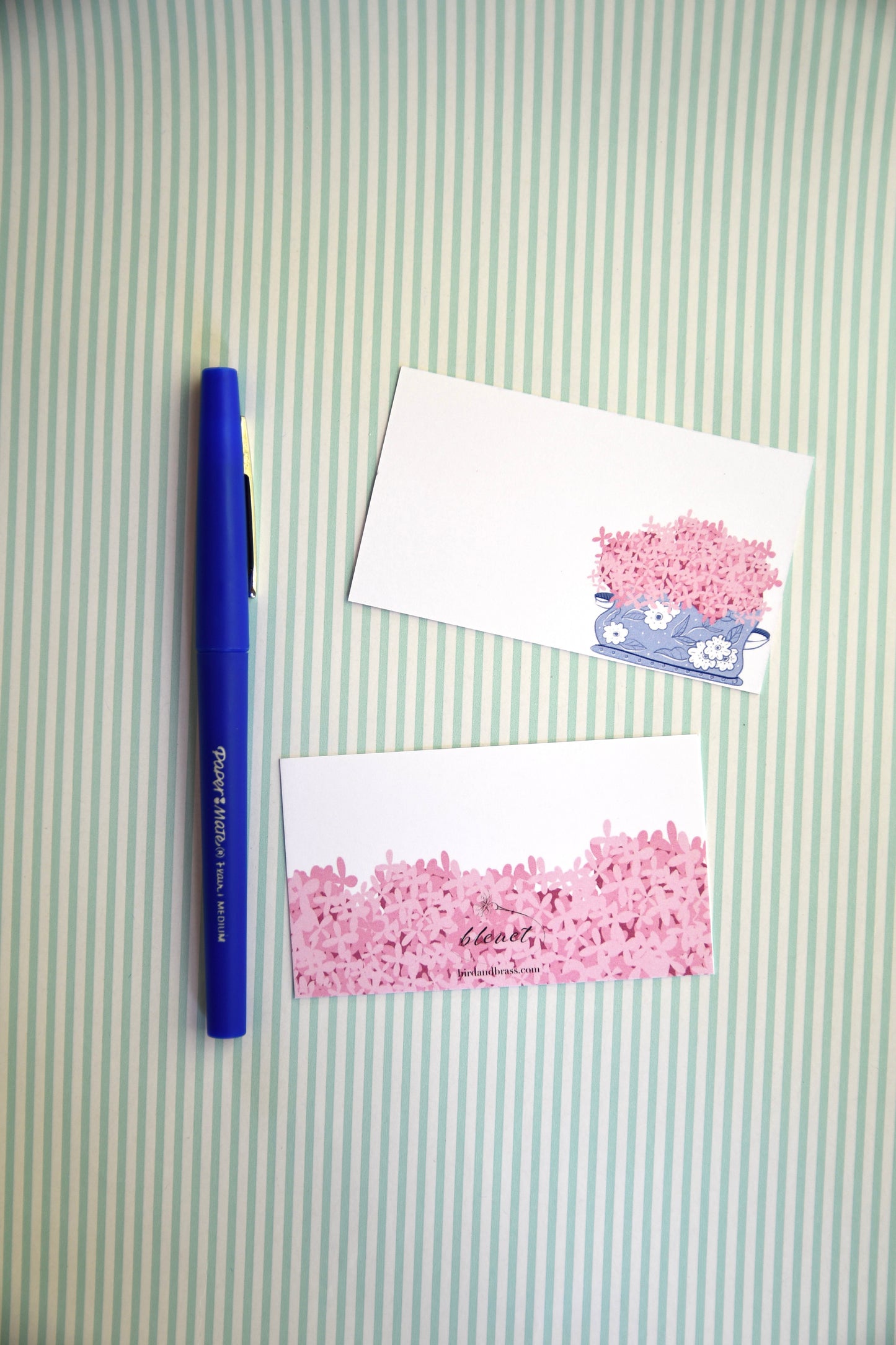 Hydrangea Calling Cards