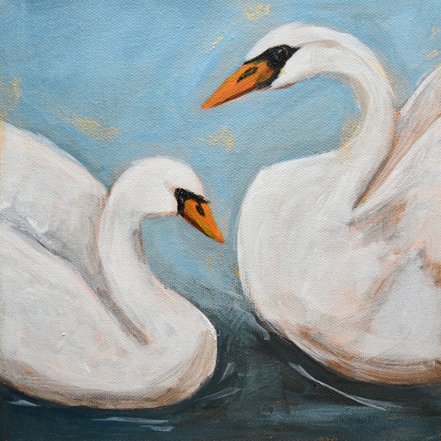 Swans Art Print