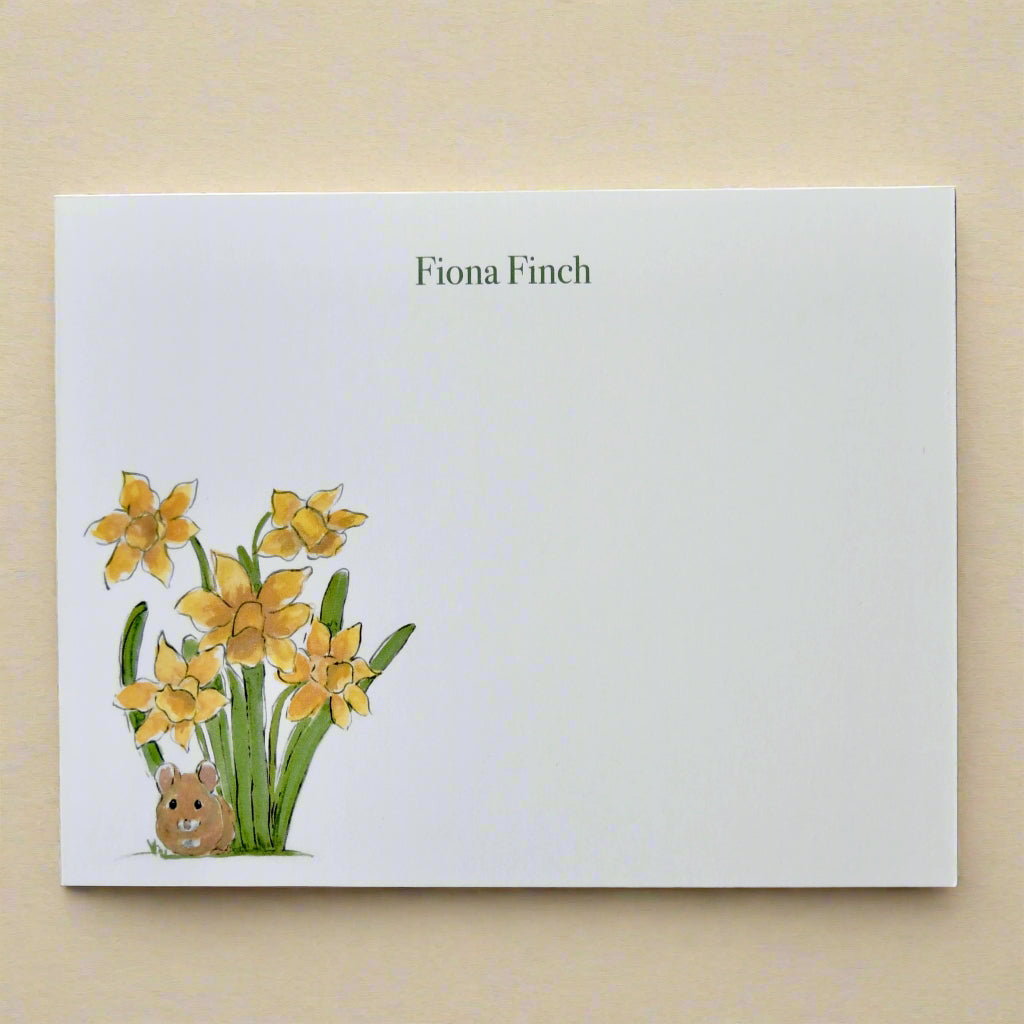 Dormouse Personalized Notecards