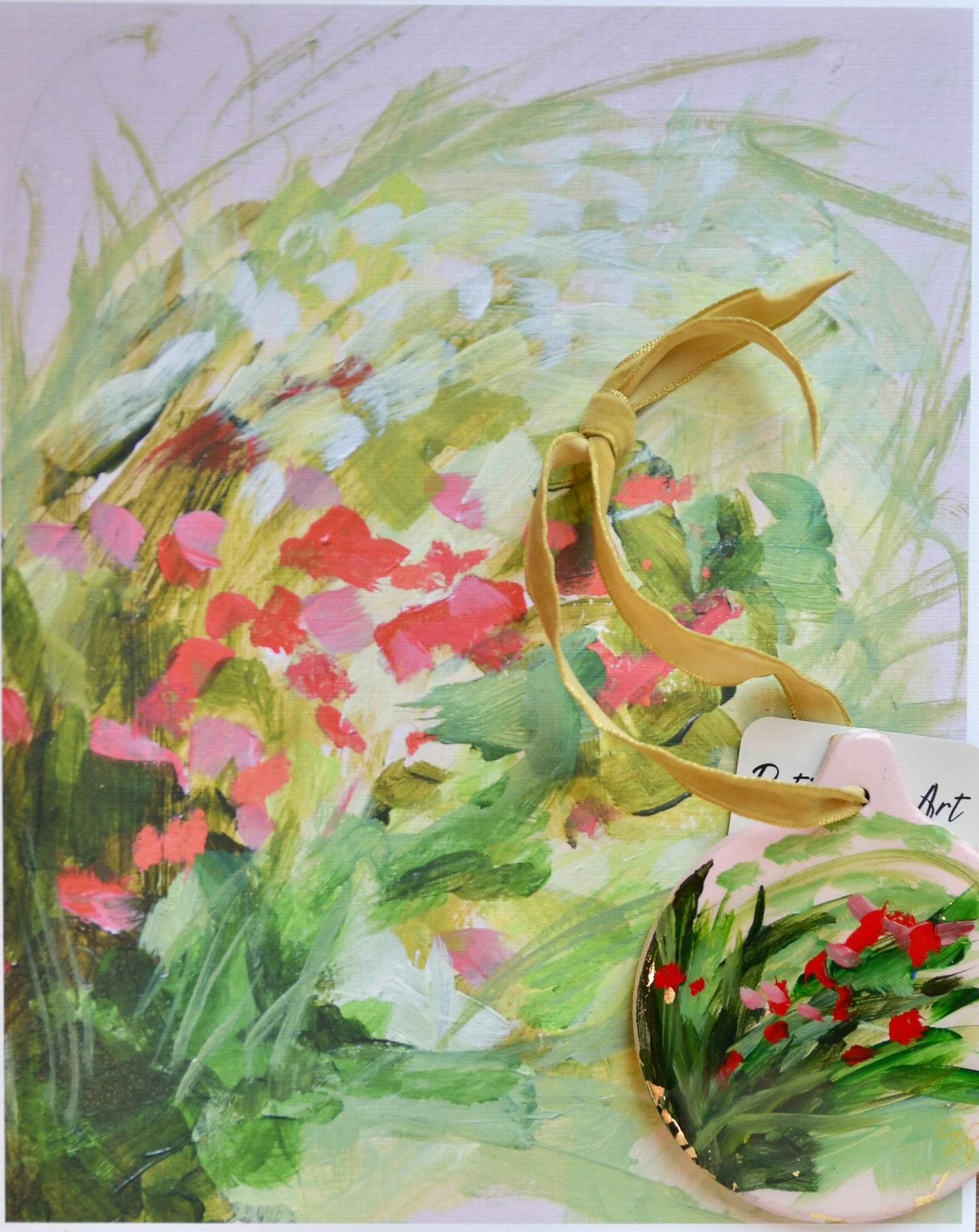 "In the Wind" Signature Collection Ceramic Art Ornament 1 of 10
