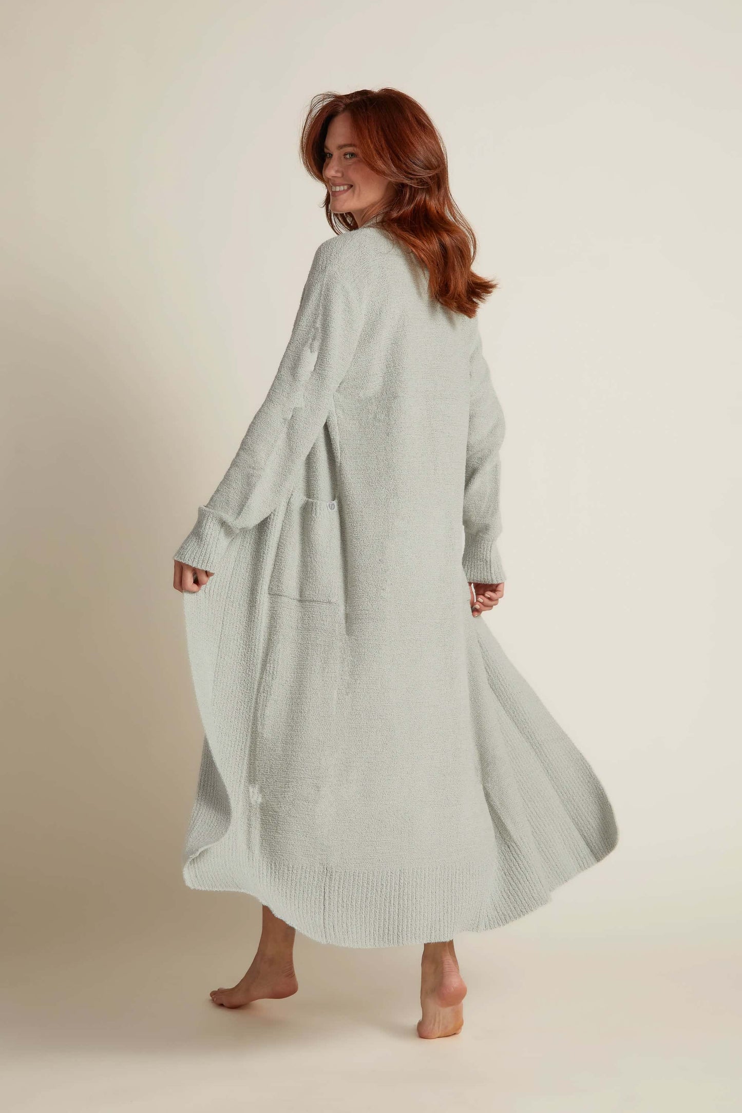 Bamboo Plush Long Cardigan