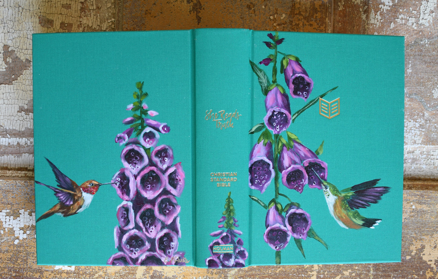 Women's Custom Hand Painted Bible