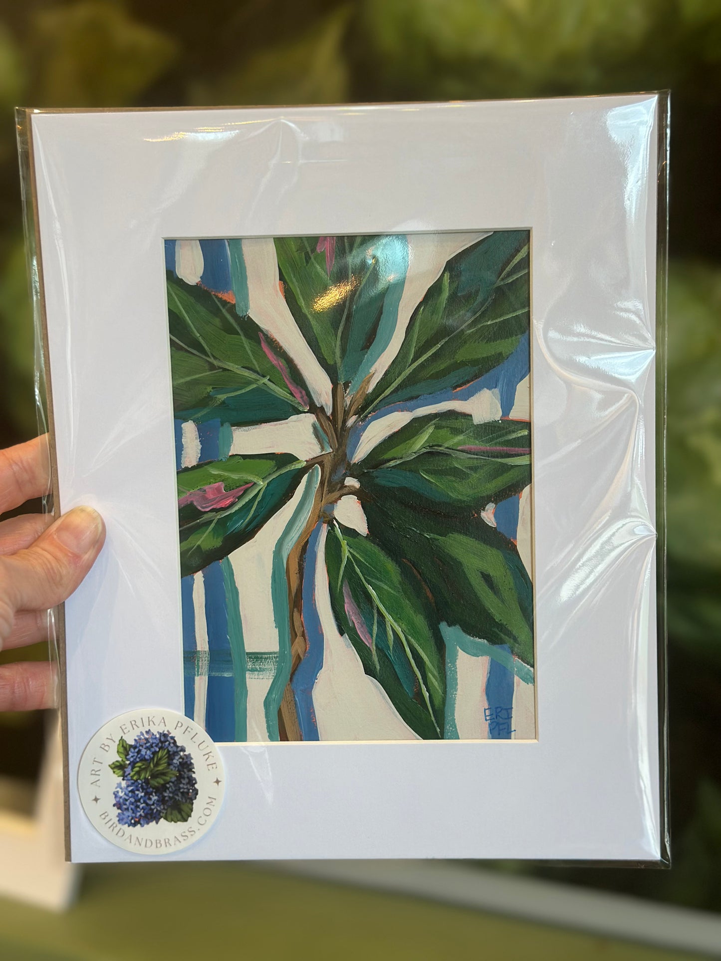 Magnolia Leaves 5x7"
