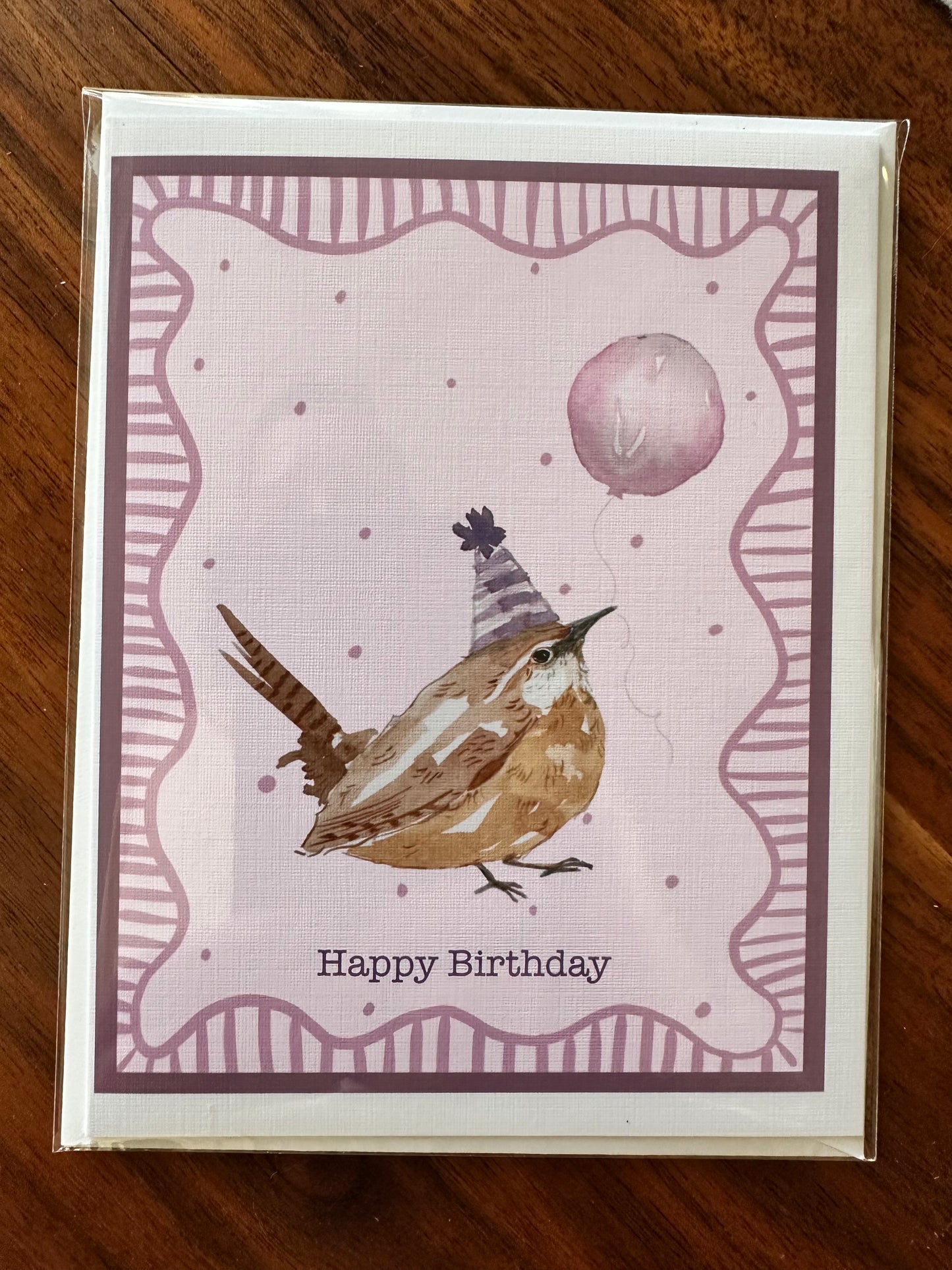 Birthday Wren Card