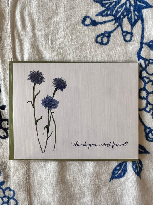 Thank You Sweet Friend Card