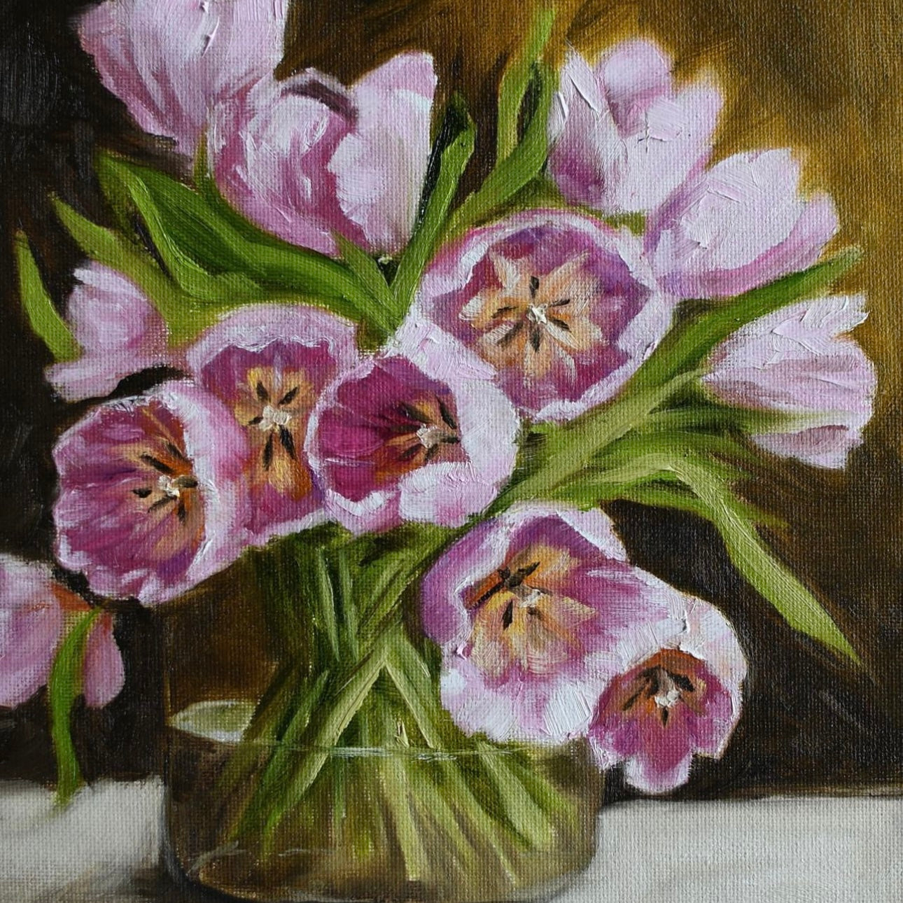 Pink Tulips Art Print