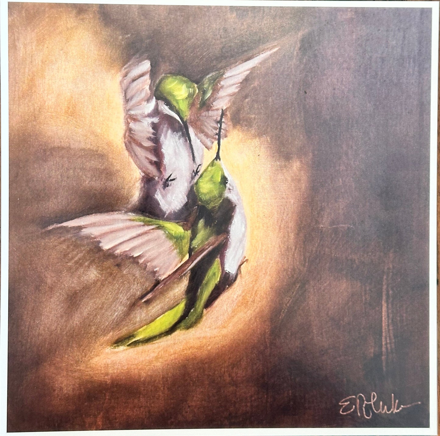 The Spirit and the Flesh Art Print 8x8
