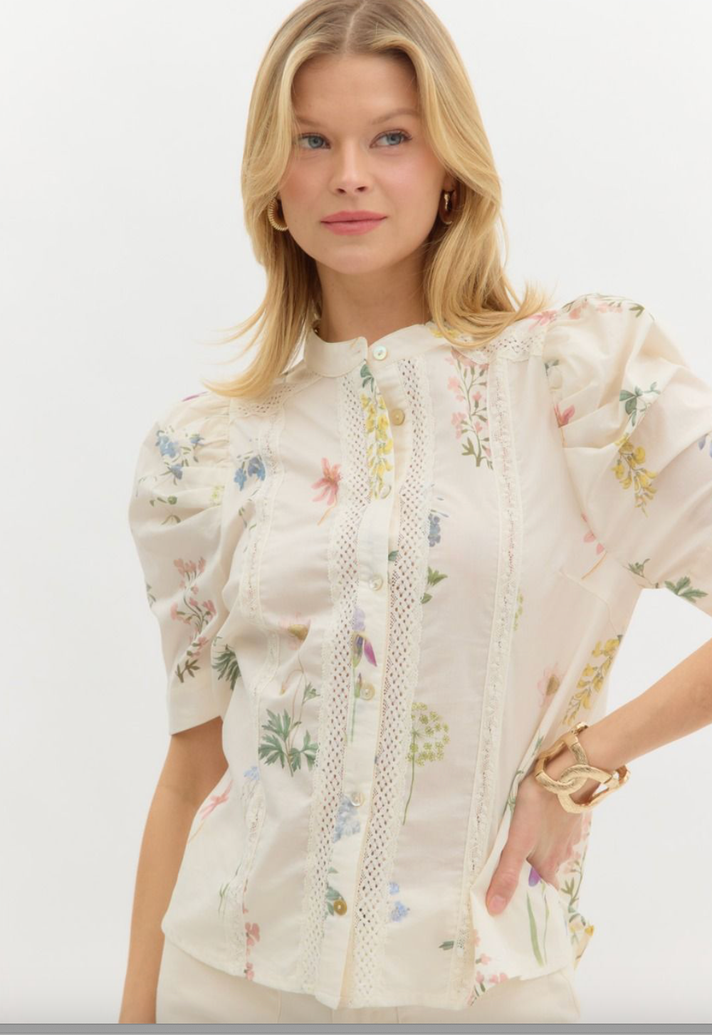 Vivie Floral Top