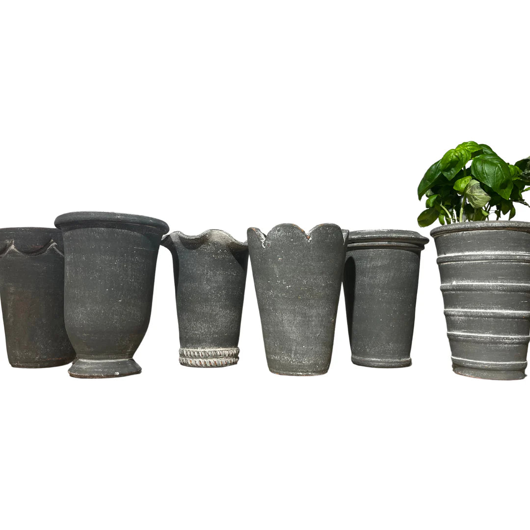 Tall Herb Pots Pewter