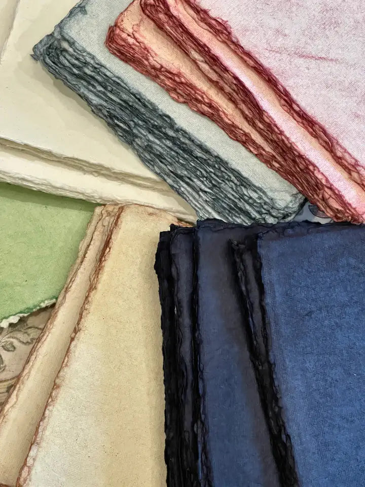 Monahan Papers - Handmade Deckled Edge Paper Bundles