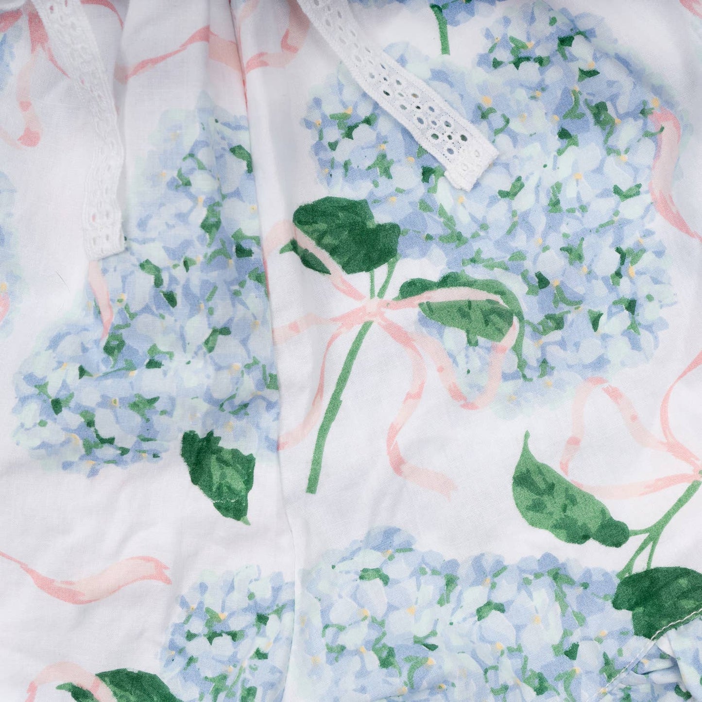 8 Oak Lane - Hydrangea Ribbons Tie Top Sleep Set: M