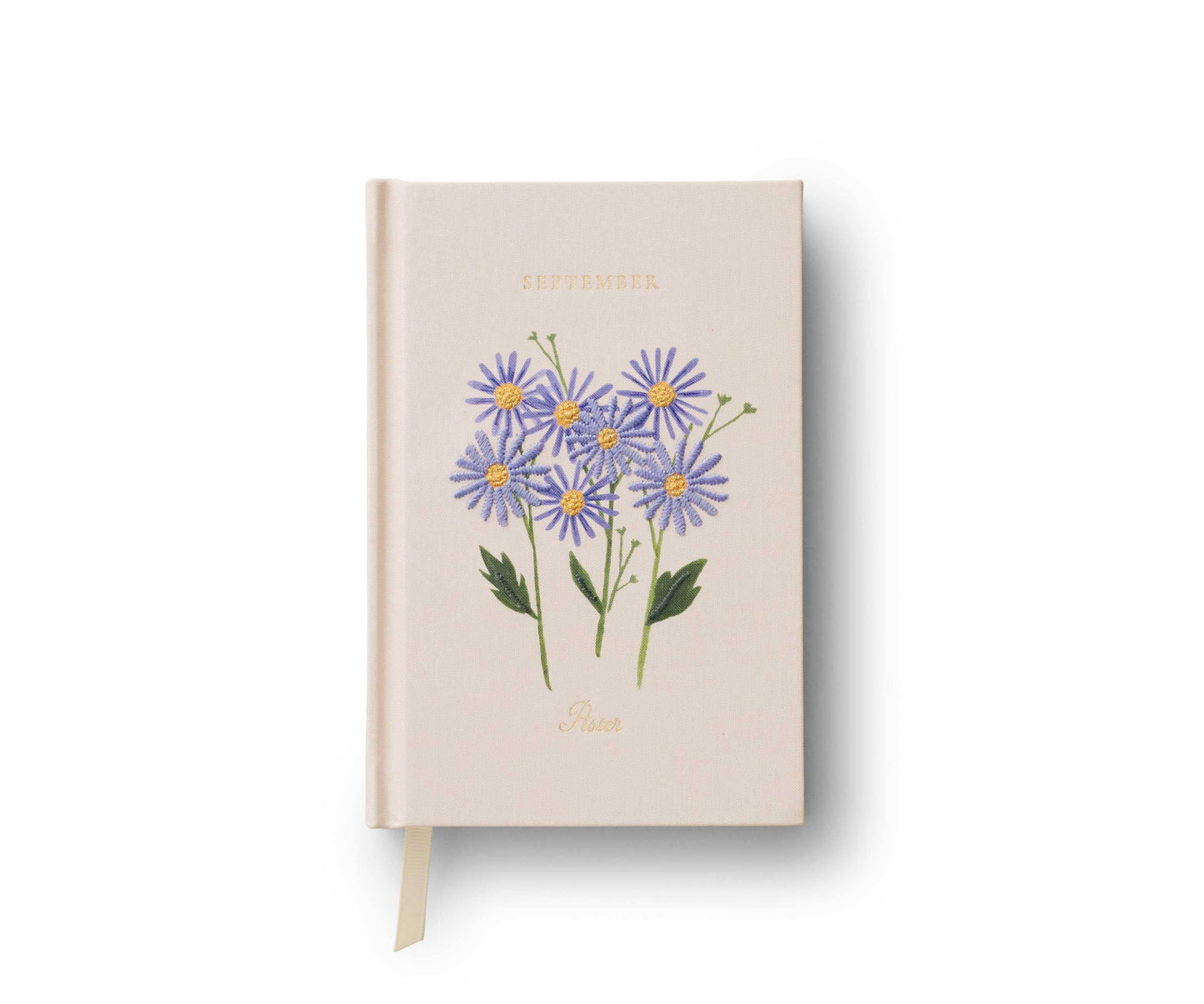 Rifle Paper Co. - Birth Month Mini Embroidered Journal - September