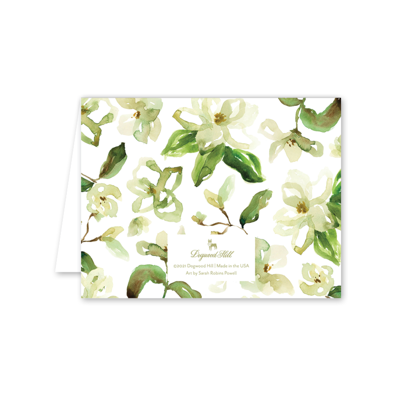 Dogwood Hill - Watercolor Magnolias Get Well Card