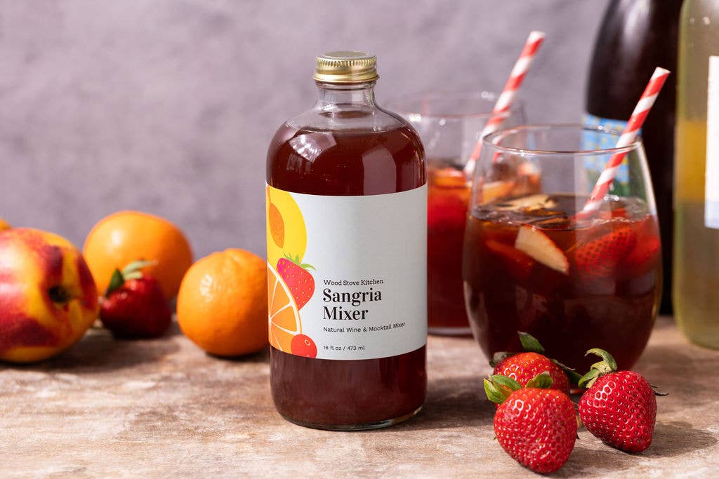 Wood Stove Kitchen - Sangria Cocktail Mixer and Mocktail Mixer, 16 fl oz