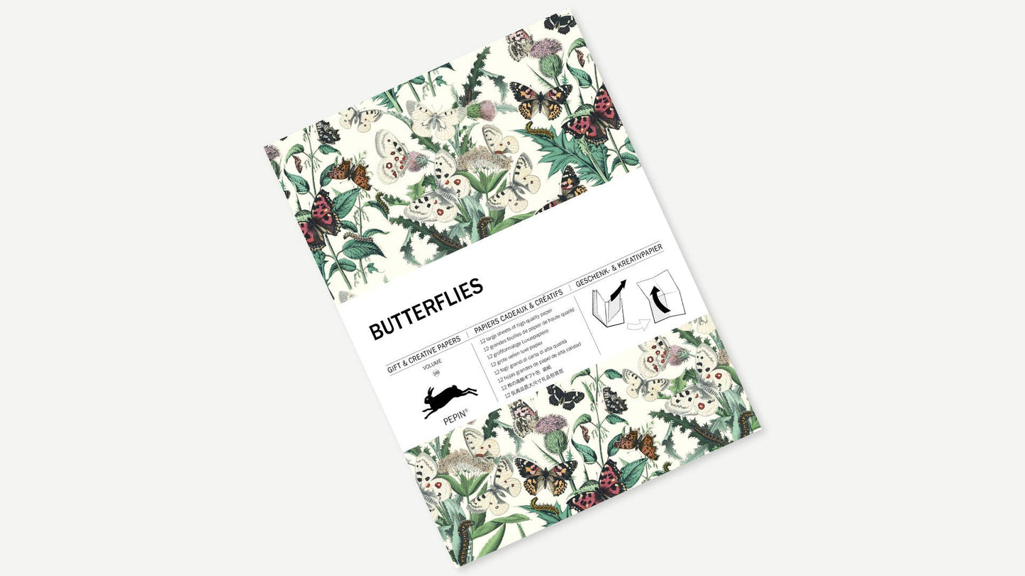 Pepin Press - Butterflies Gift & Creative Paper Book Vol. 109