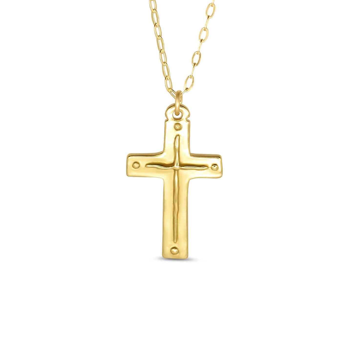 Madison Sterling - 16" - Cross / Titus 3:4-5 (Original Pendant Necklace)
