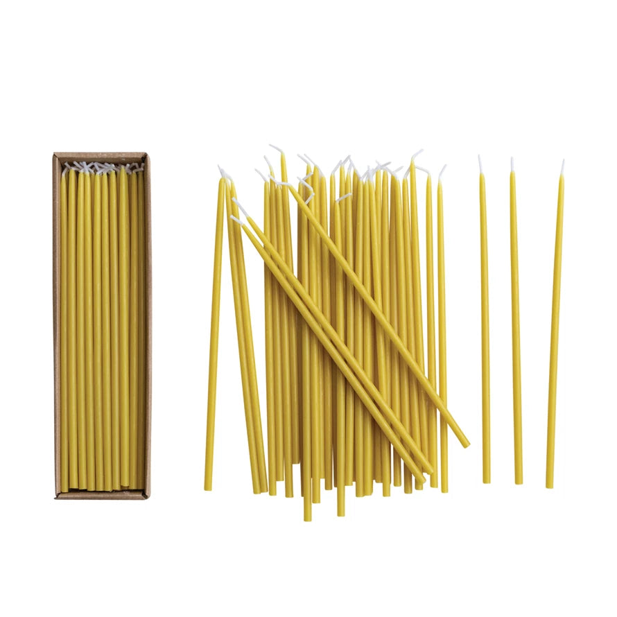 1/2" Taper Candles, Unscented