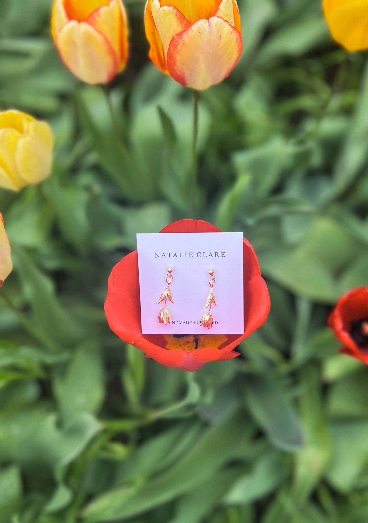 Natalie Clare Collections - Dangle Tulip Earrings