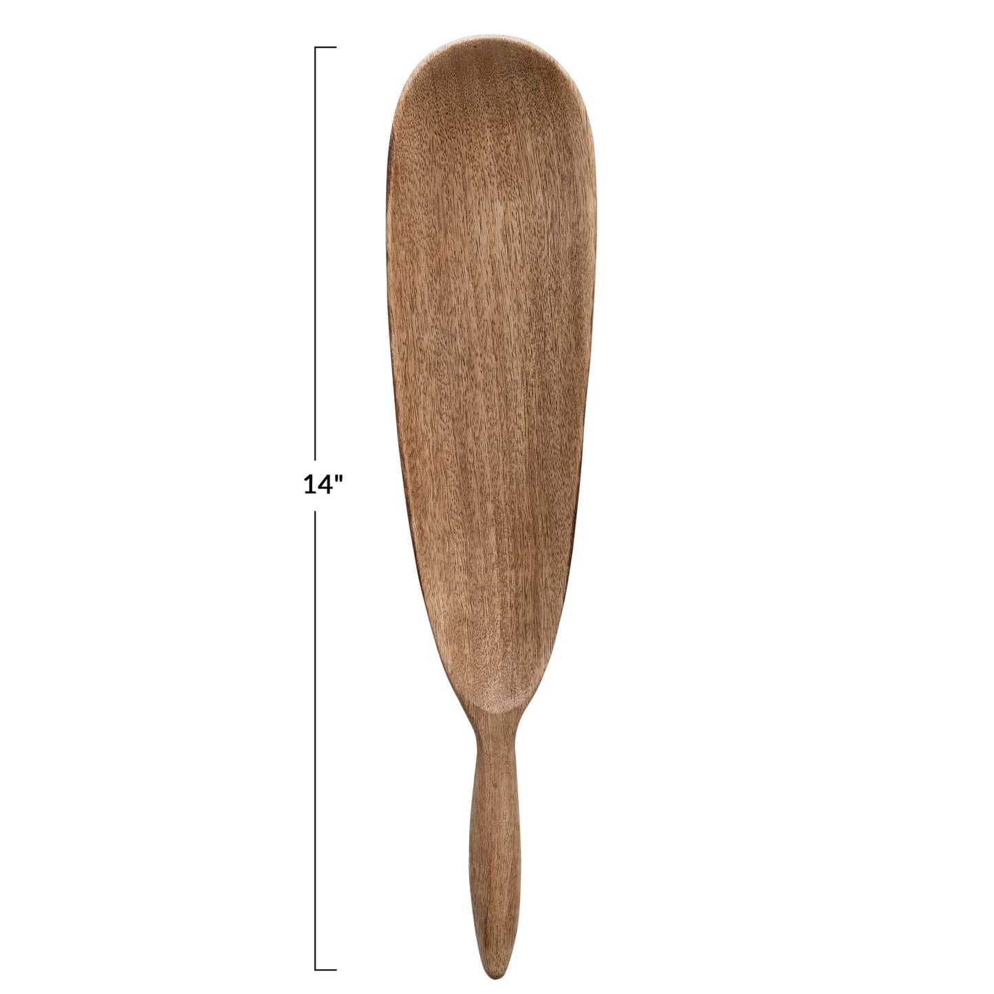 Mango Wood Serving Tray w/ Handle, Natural