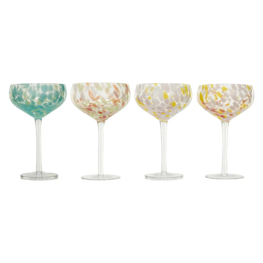 Confetti Champagne Glasses