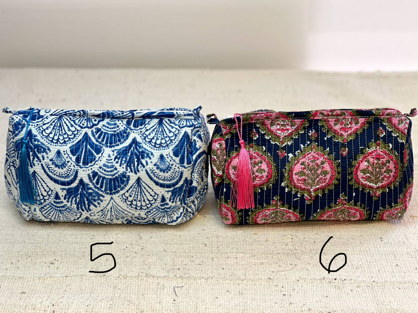 Ten Twenty Six Designs - Block Print Cosmetic Bag: 4