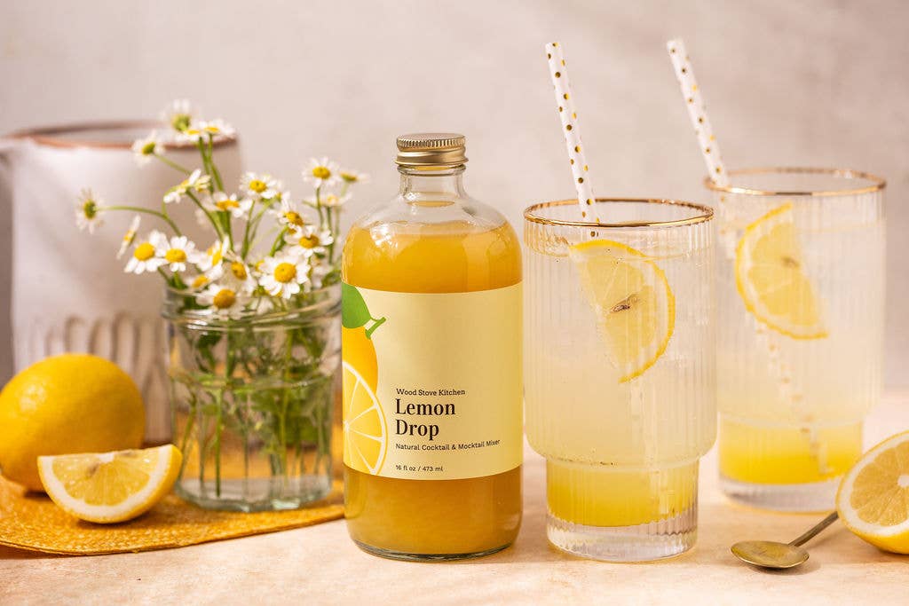 Wood Stove Kitchen - Lemon Drop Mixer for Cocktails and Mocktails, 16 fl oz