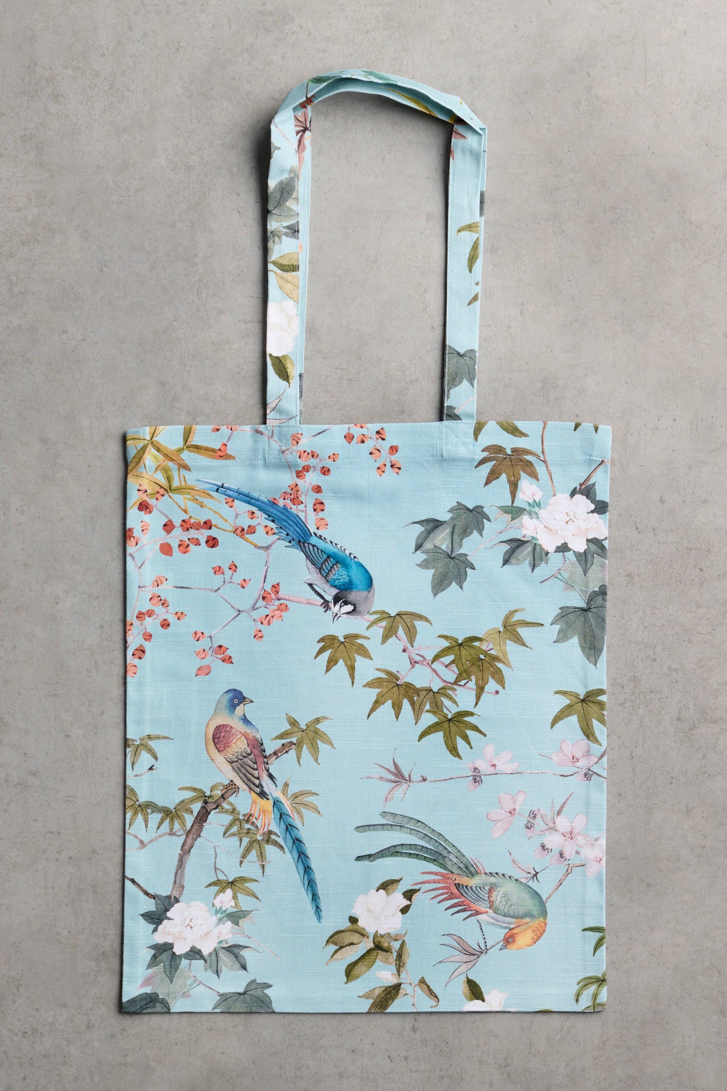 Maison d'Hermine - Design in Every Thread - Tote Bag 100% Cotton - Hokuzai - Green - 14" x 17"
