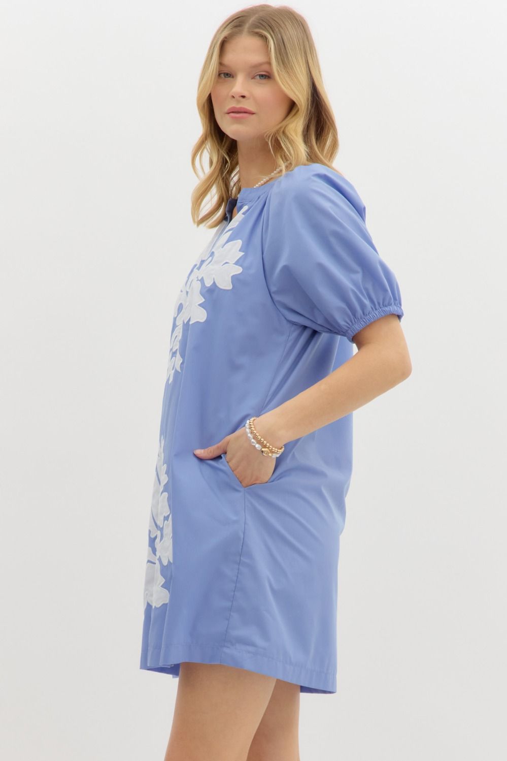 Willow Blue & White Dress