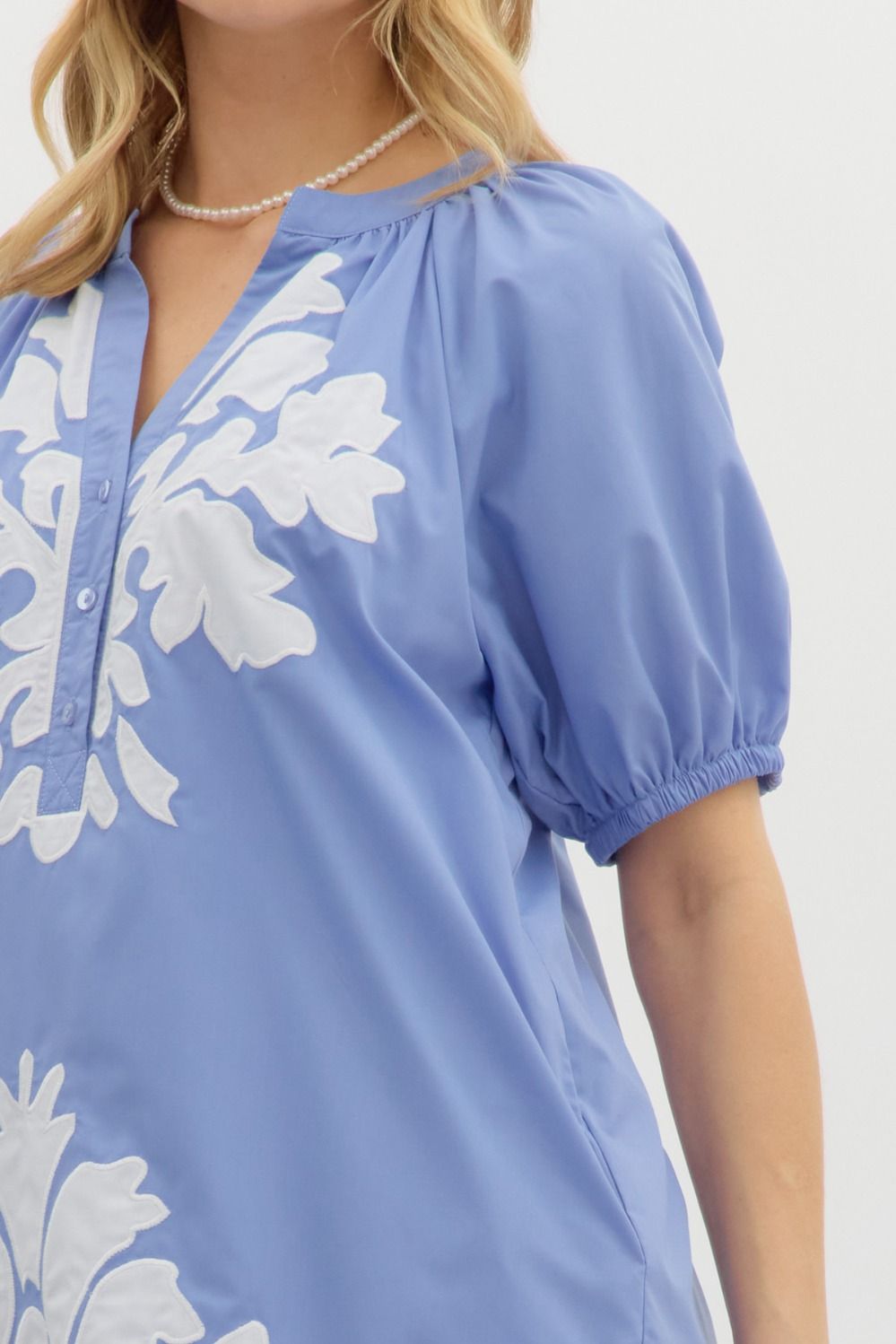 Willow Blue & White Dress