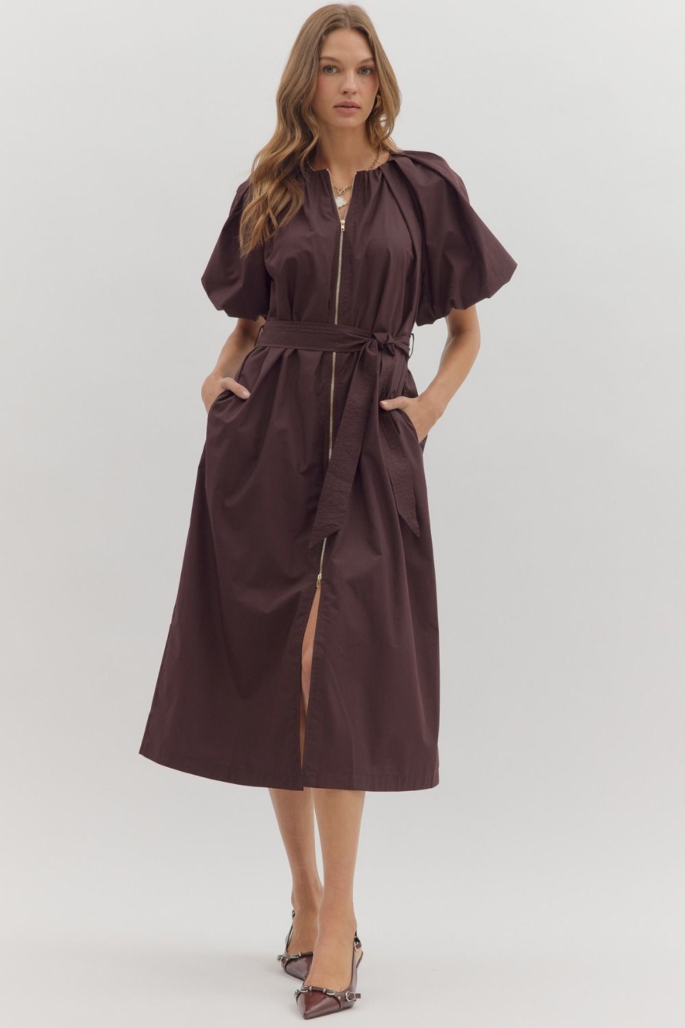 Bex Chocolate Midi Dress