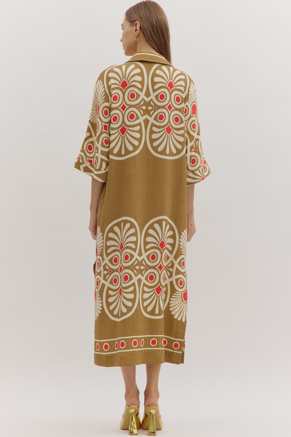 Allie Geometric Print Dress