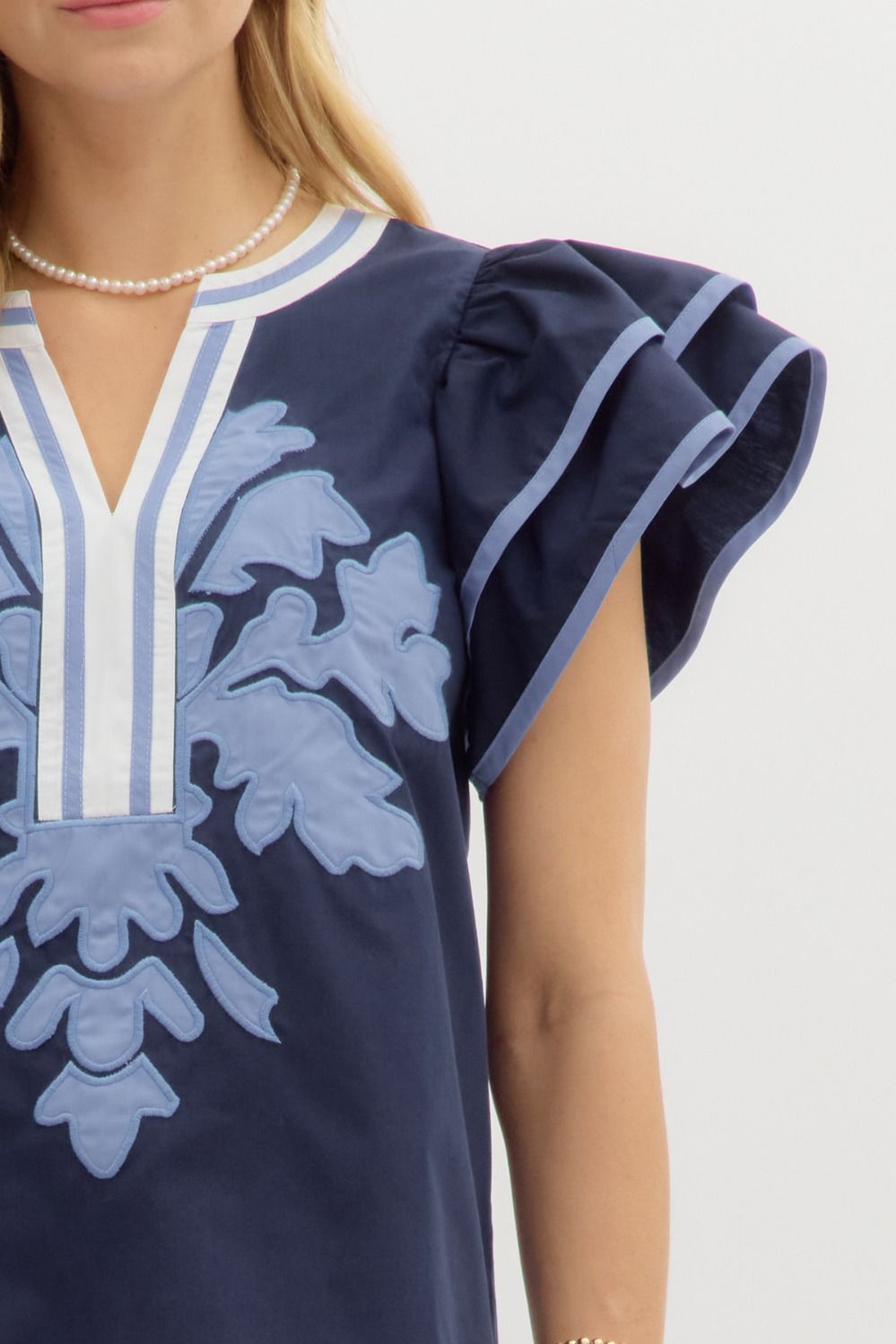 Camila Applique Top