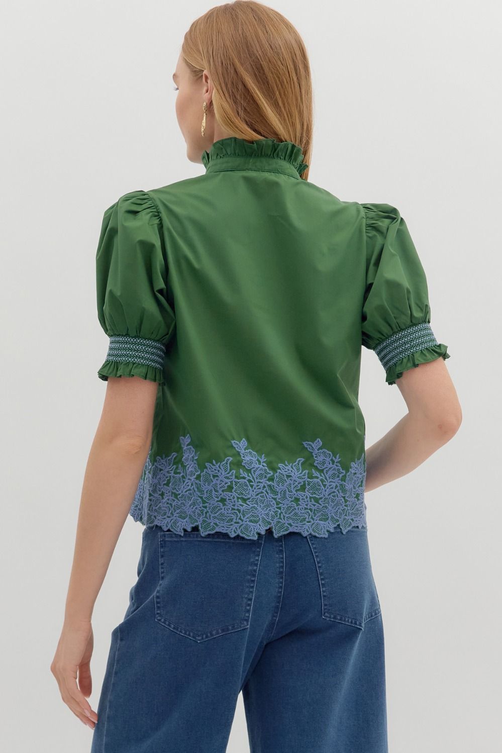 Tia Olive Green Top