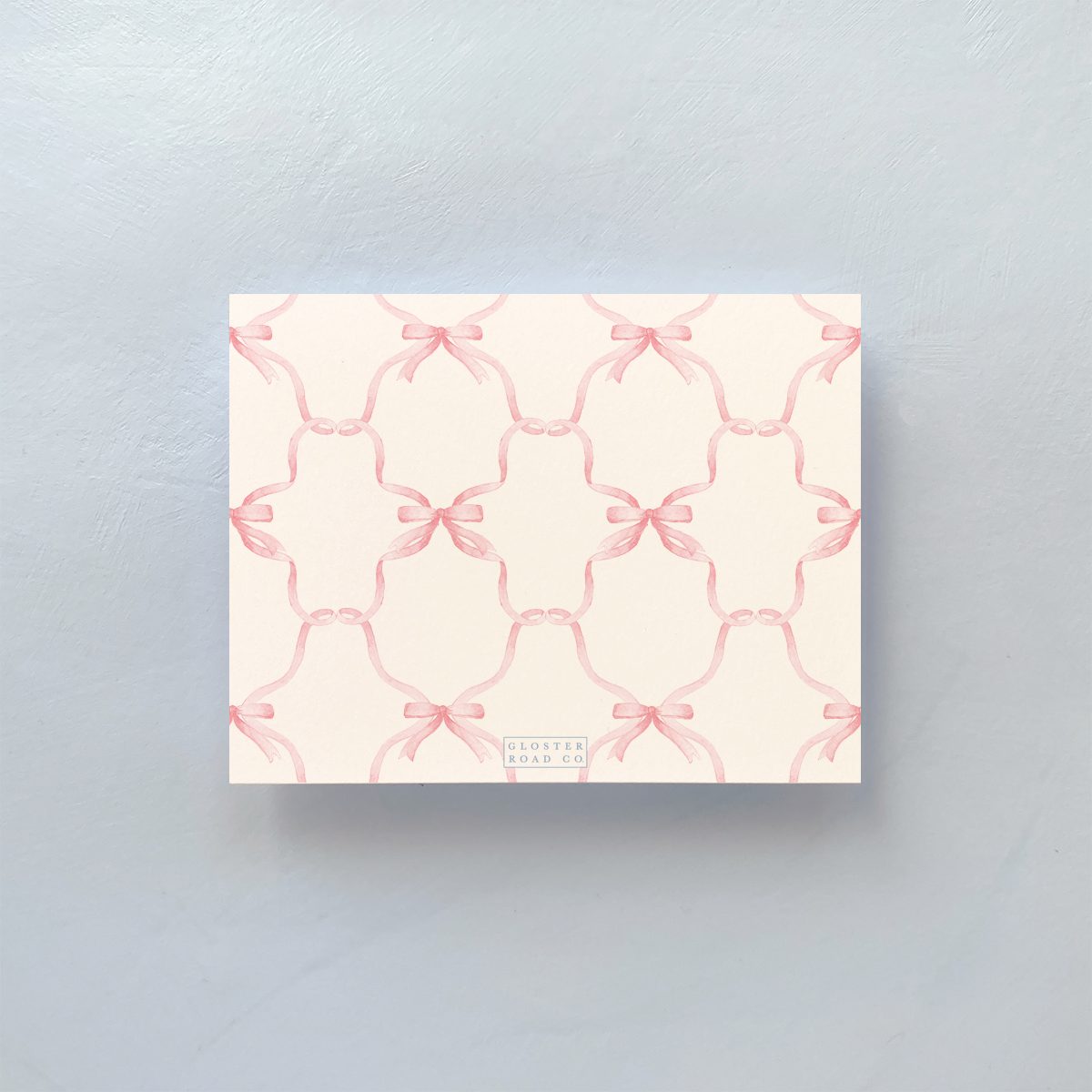 Gloster Road - Pink Bow Notecard Set
