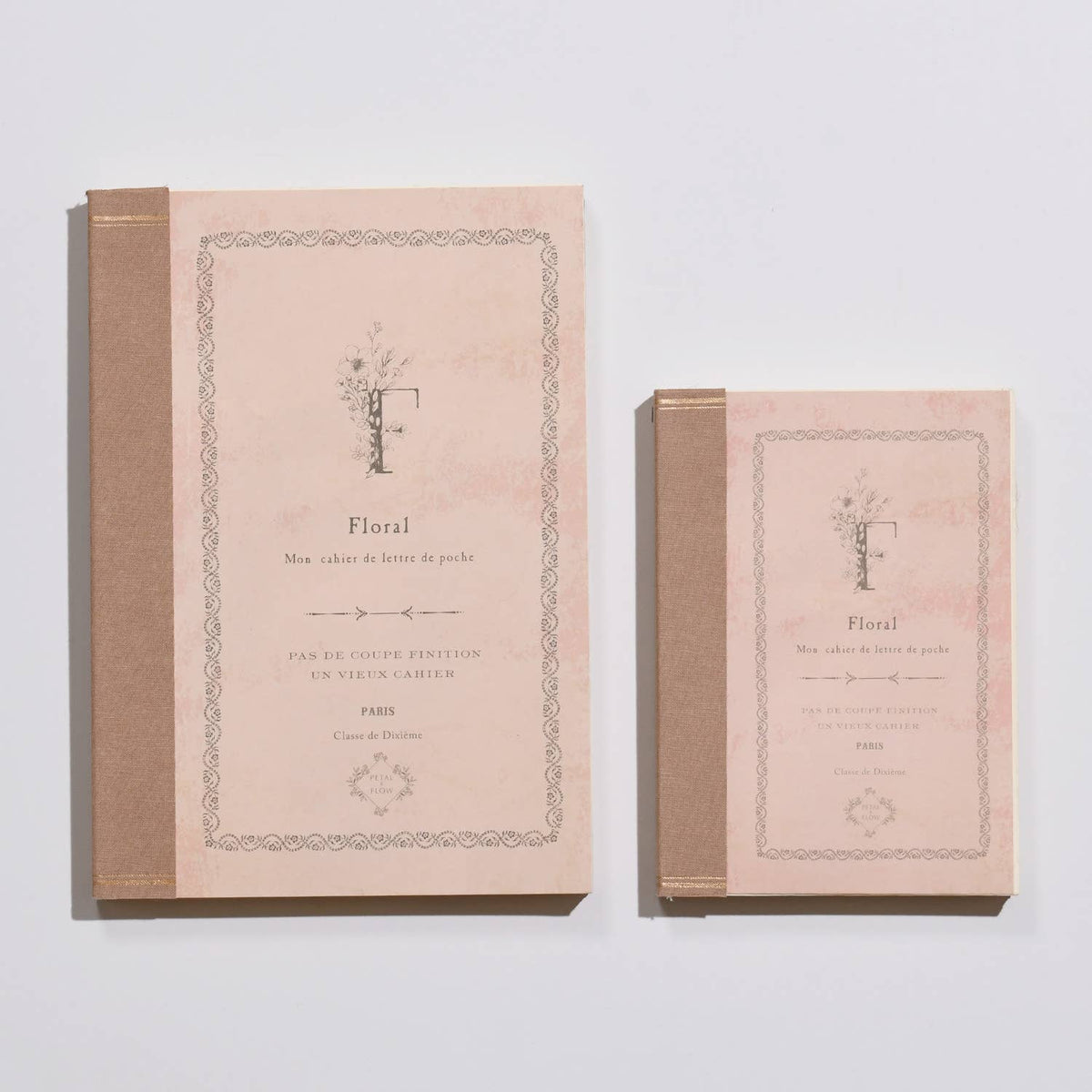 Petal & Flow - B5 Rough NoteBook: Floral | Vintage Style Journal 7"x10"