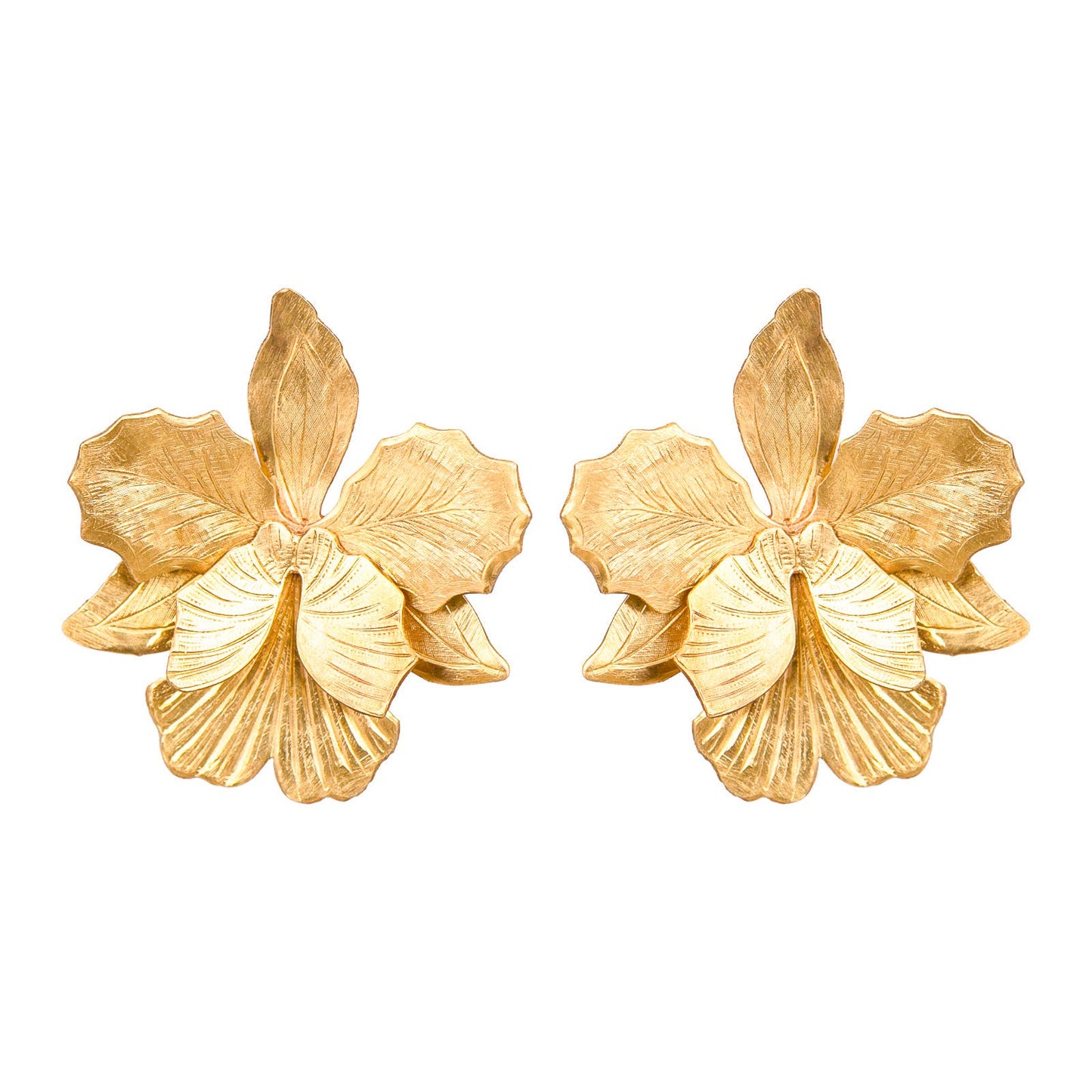 We Dream in Colour - Little Laelia Orchid Earrings