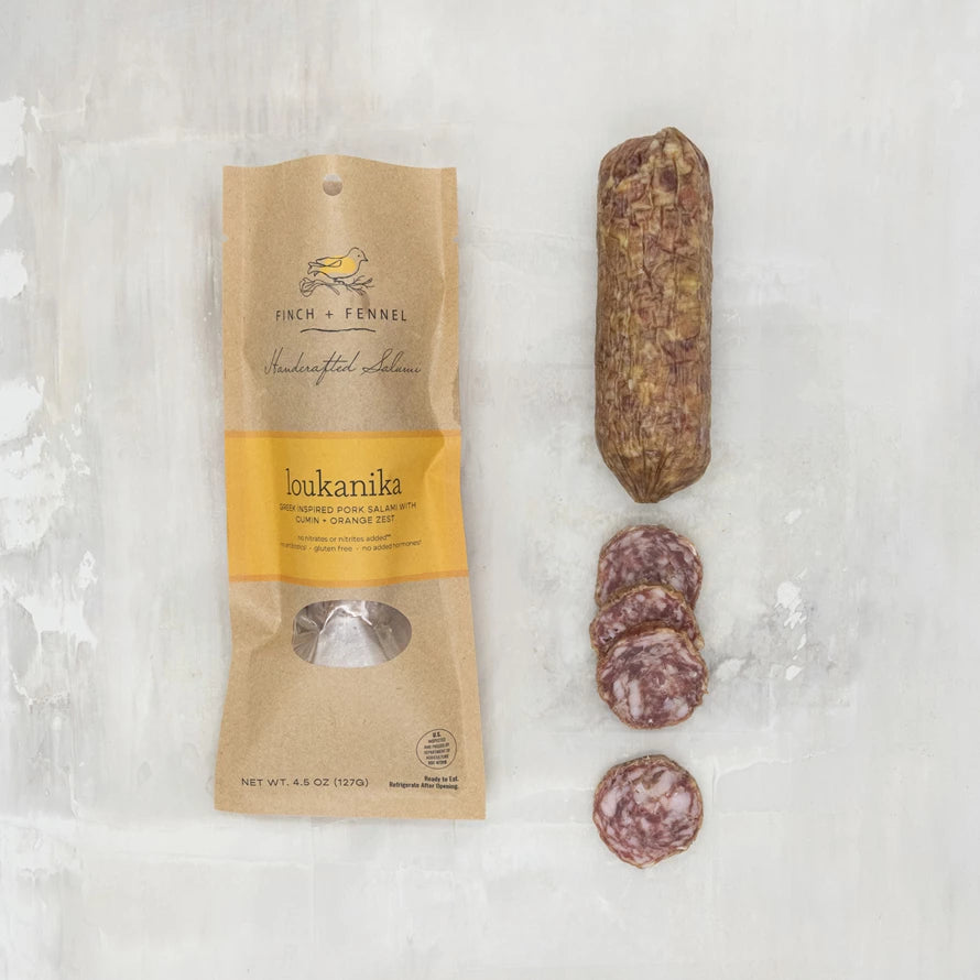 4.5 oz. Loukanika Salumi