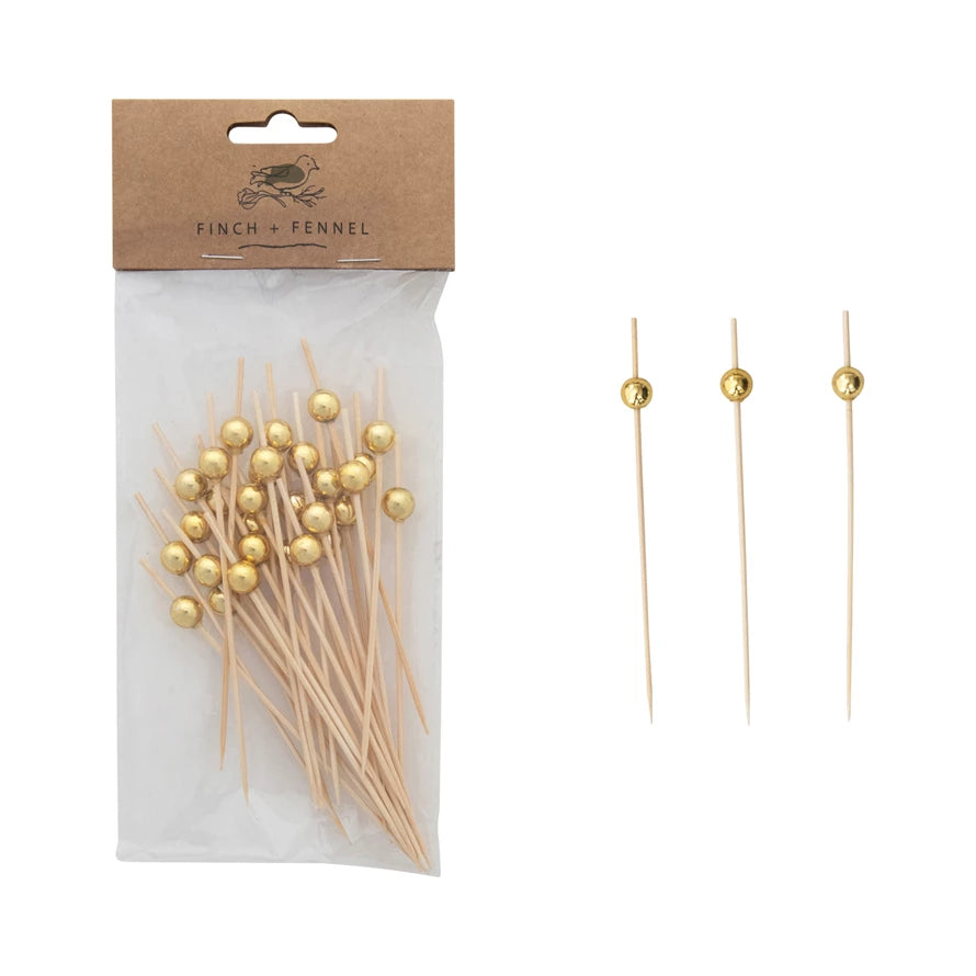 Bamboo Single Use Picks
