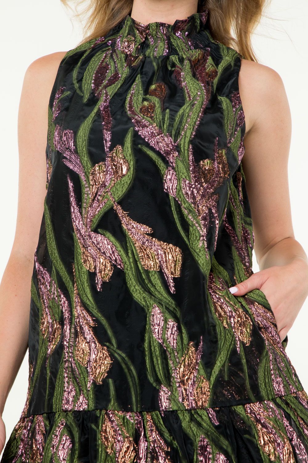 THML Sequin Flutter Dress