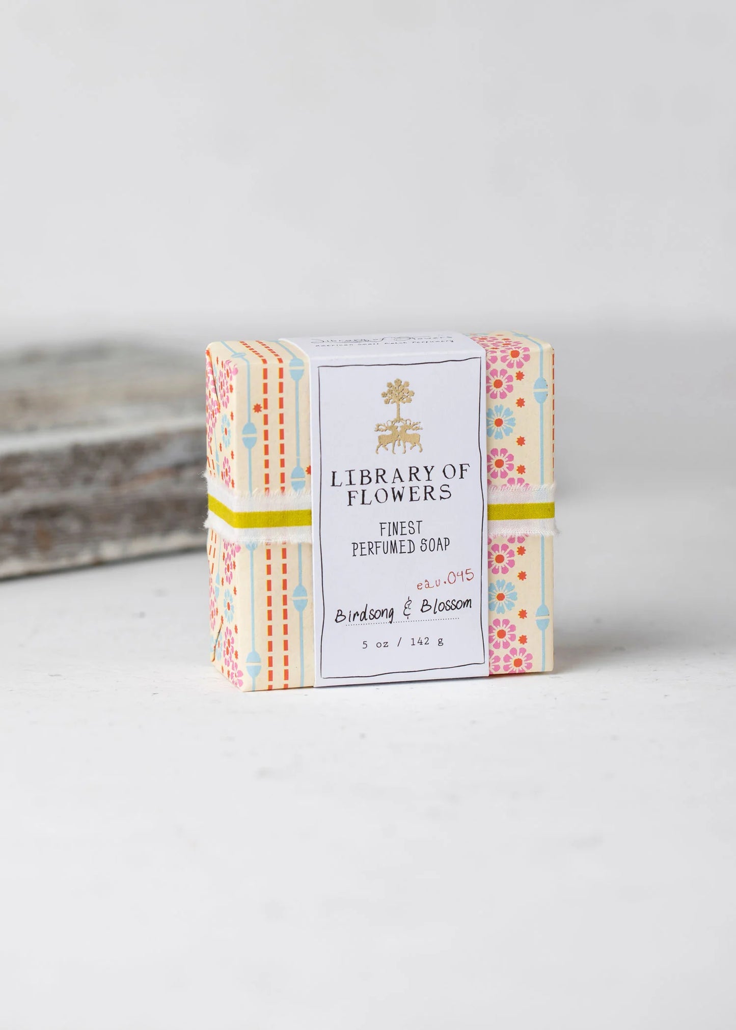 Floral Stripe Square Soap