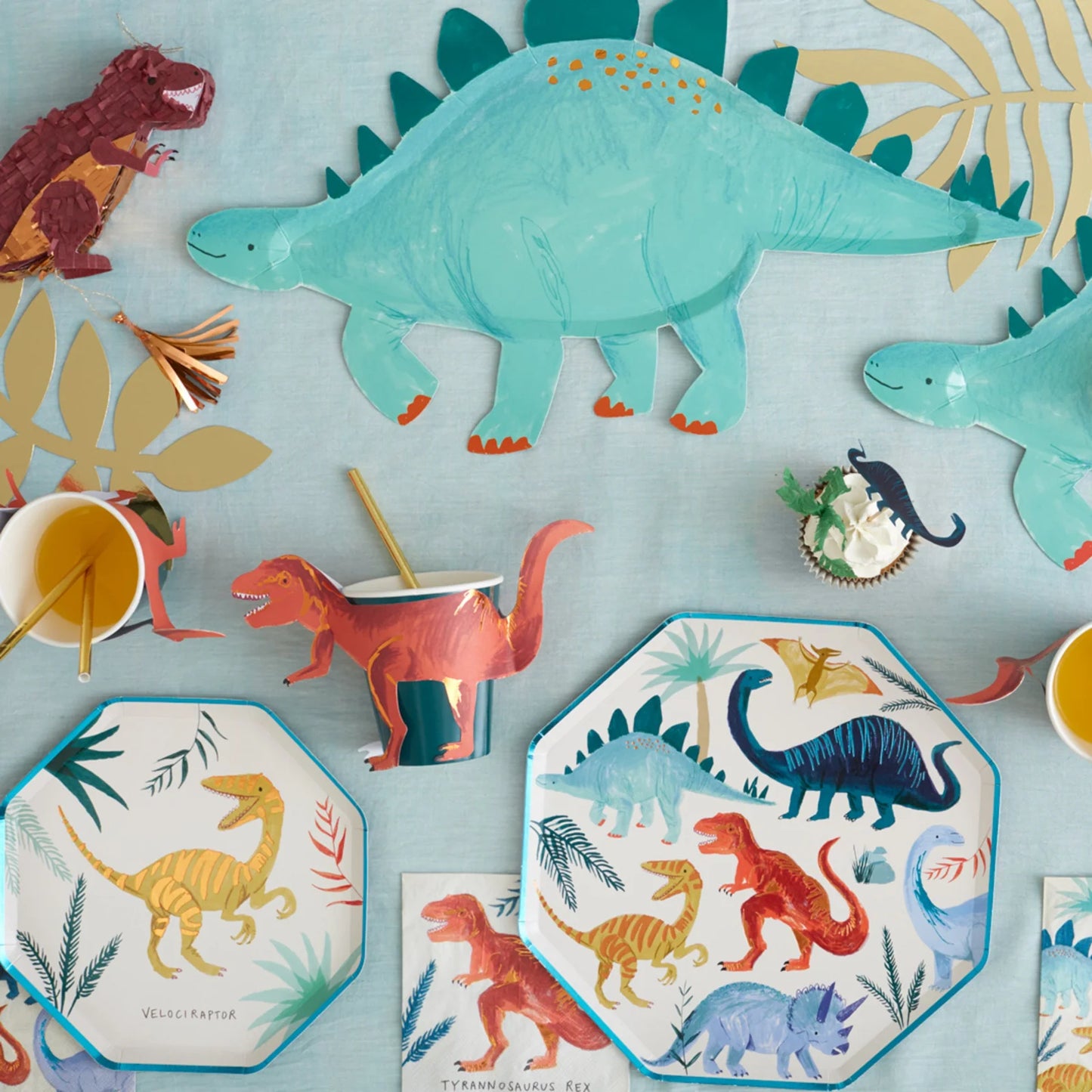 Stegosaurus Paper Platters