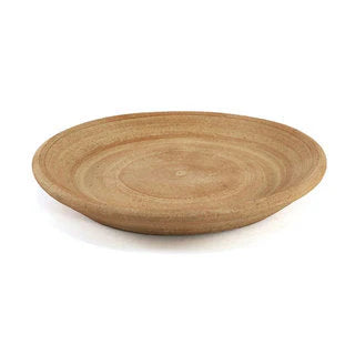 #4 Saucer Natural 5 78" x 5 78" x 1"