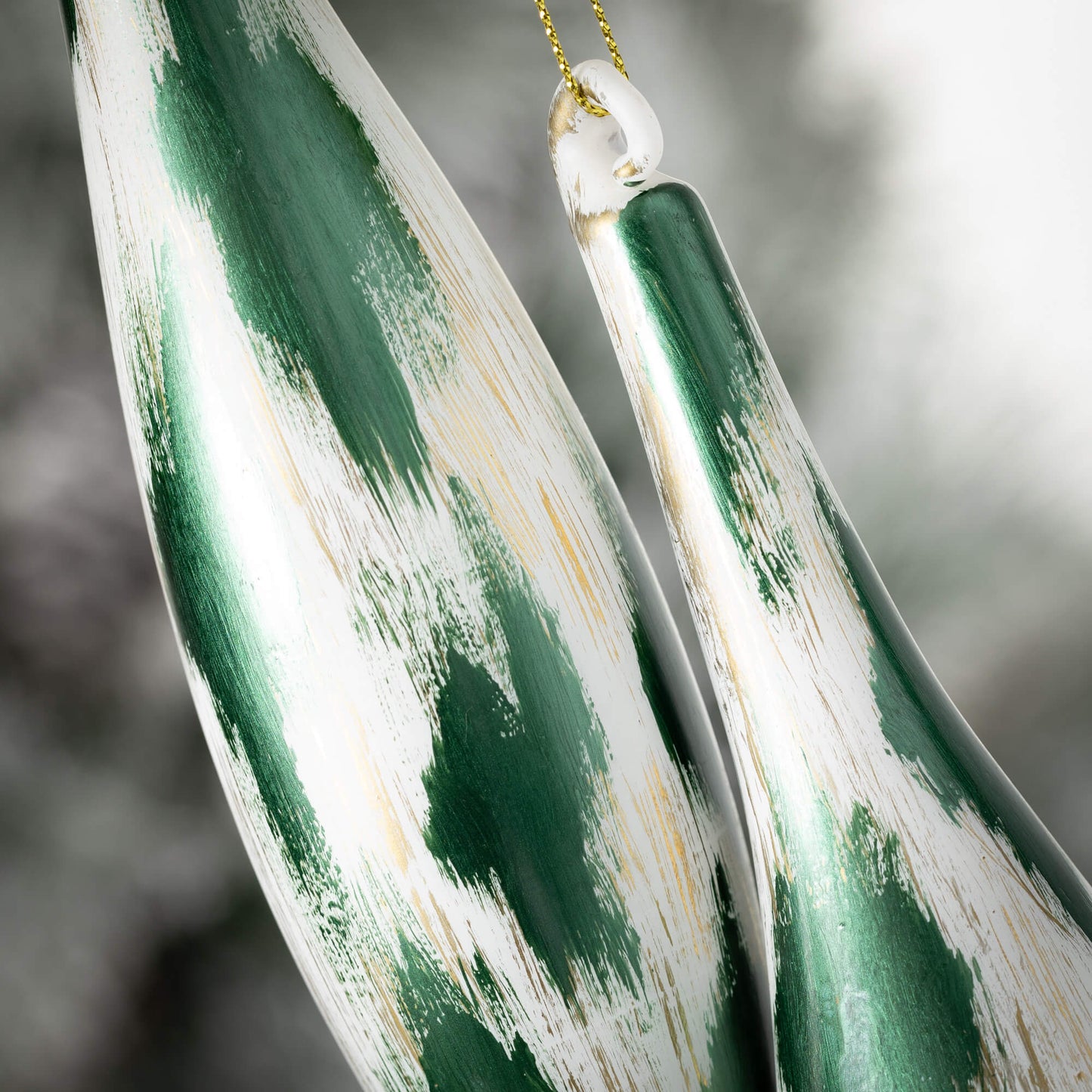 Brushstrokes Finial Ornament - Large