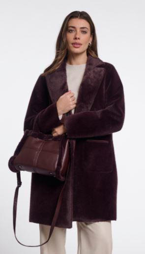 Jasha Bag w/ shoulder strap - Fudge Brown