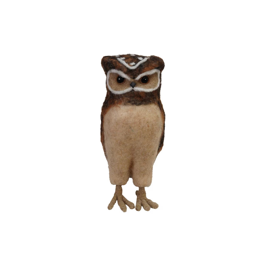 Felt Wool Owls
