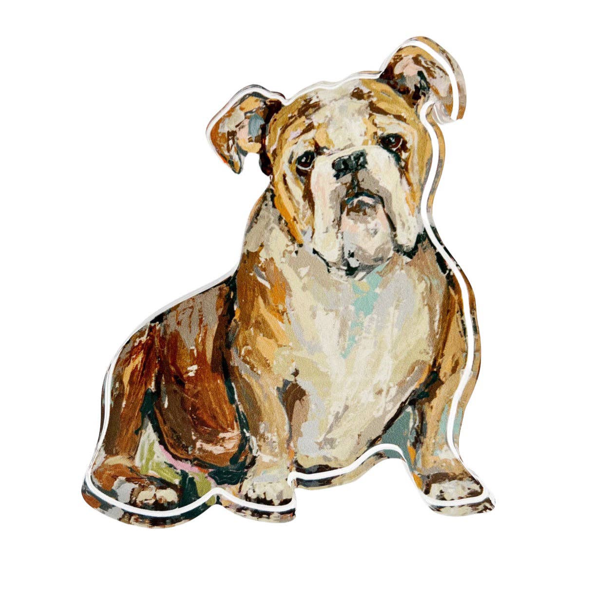 Lauren Dunn - Bulldog Acrylic Block