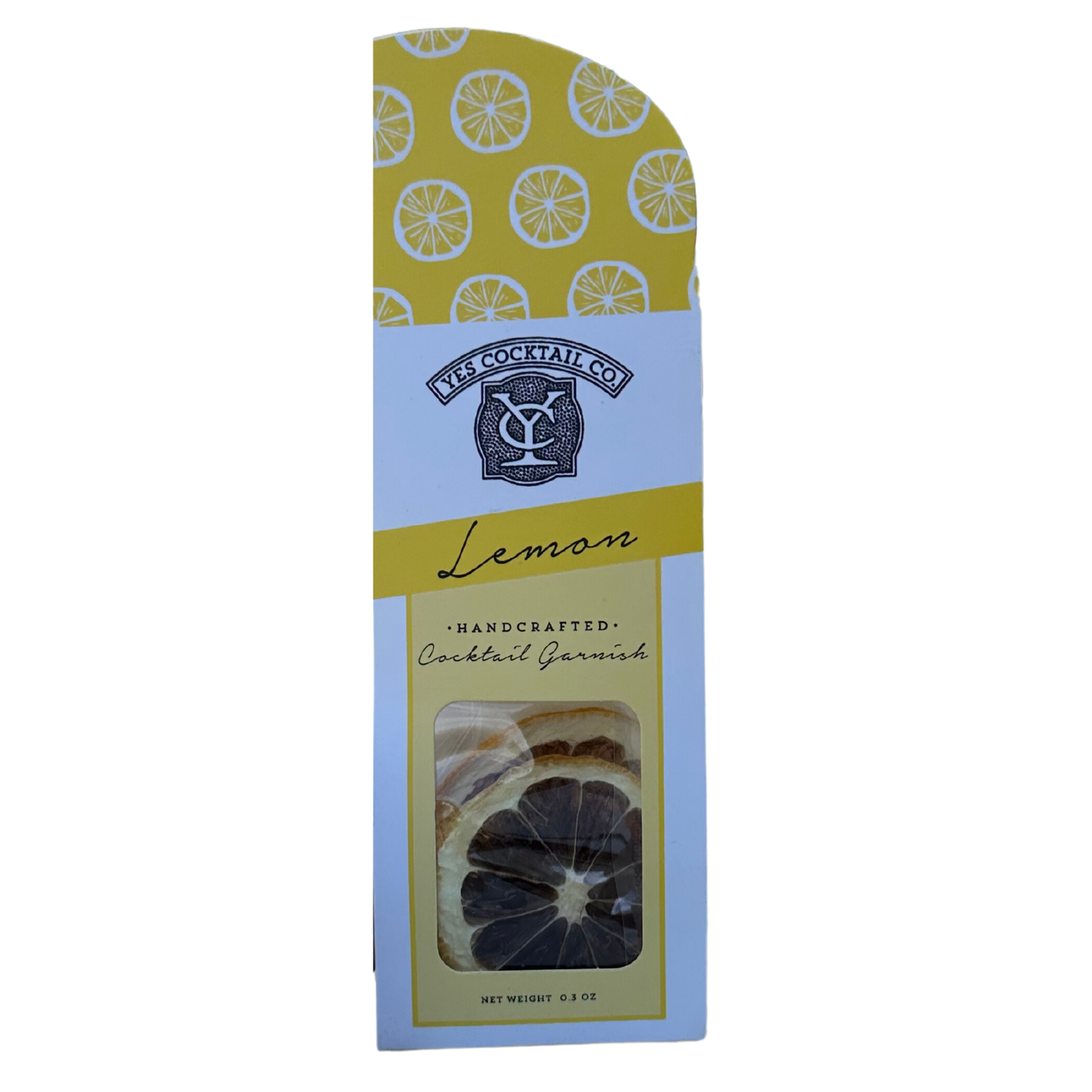 Yes Cocktail Co - Dehydrated Cocktail Garnishes: Lemon / Stand up gift pouch