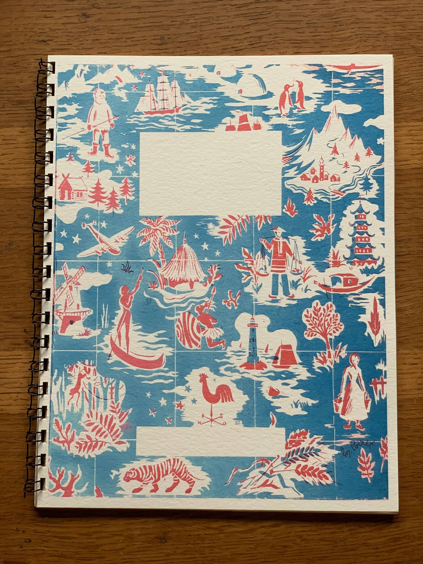 French Storybook Notebook: Voyage Unlined