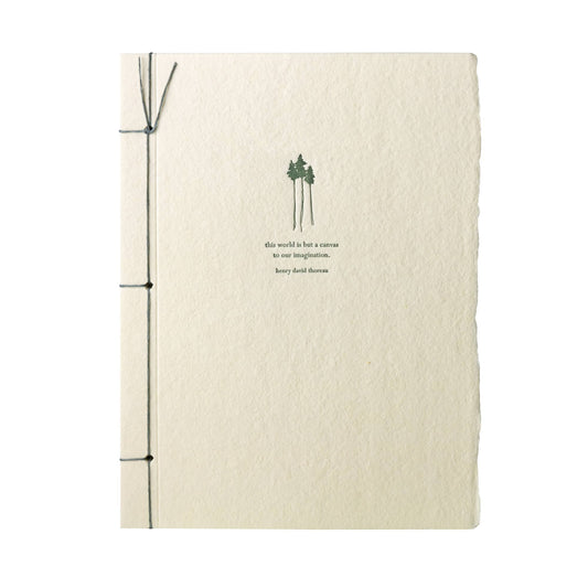 Oblation Papers & Press - Henry David Thoreau Handmade Paper Inspiration Journal